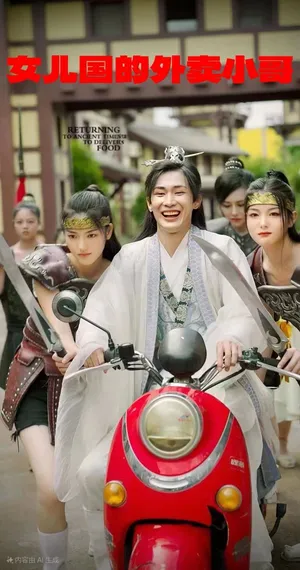 Póster del microdrama: The Delivery Guy in the Kingdom of Women